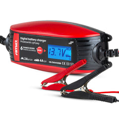 Digitale acculader voor 6V- en 12V-accu's