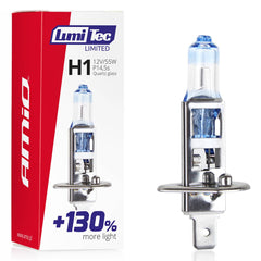 Halogenová žárovka LumiTec H1 12 V 55 W až s o 130 % vyšší svítivostí