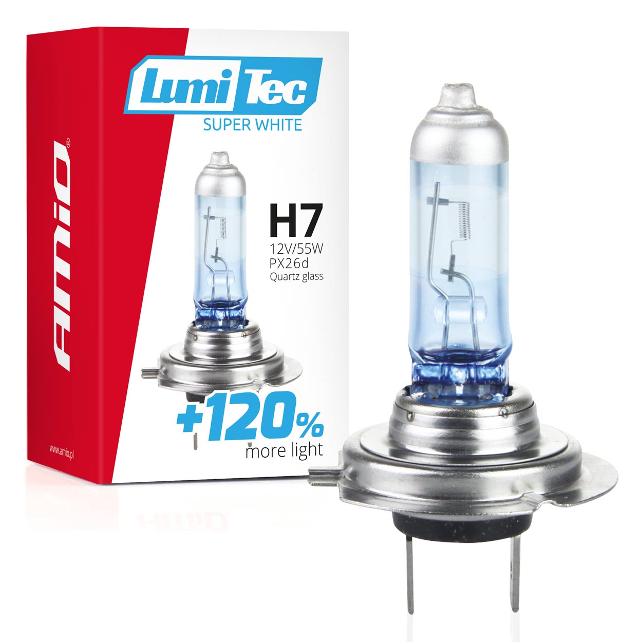 H7-halogenlampa LumiTec Super White