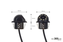Cámara LED HD-305 con diámetro de montaje de 28 mm