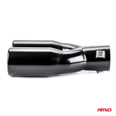 Black stainless steel exhaust tailpipe
