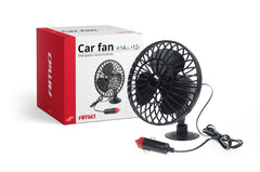 Mini bilfläkt med sugpropp för 12 V