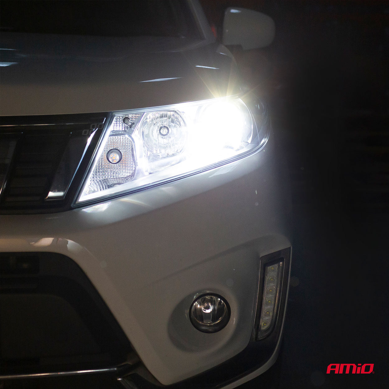 LED žárovky do světlometů H1 s hliníkovým tělem
