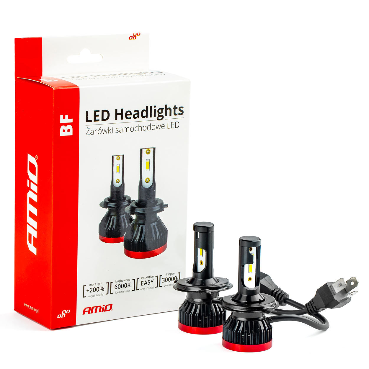 LED žarnice za žaromete H4/H19 s hladilnim ventilatorjem