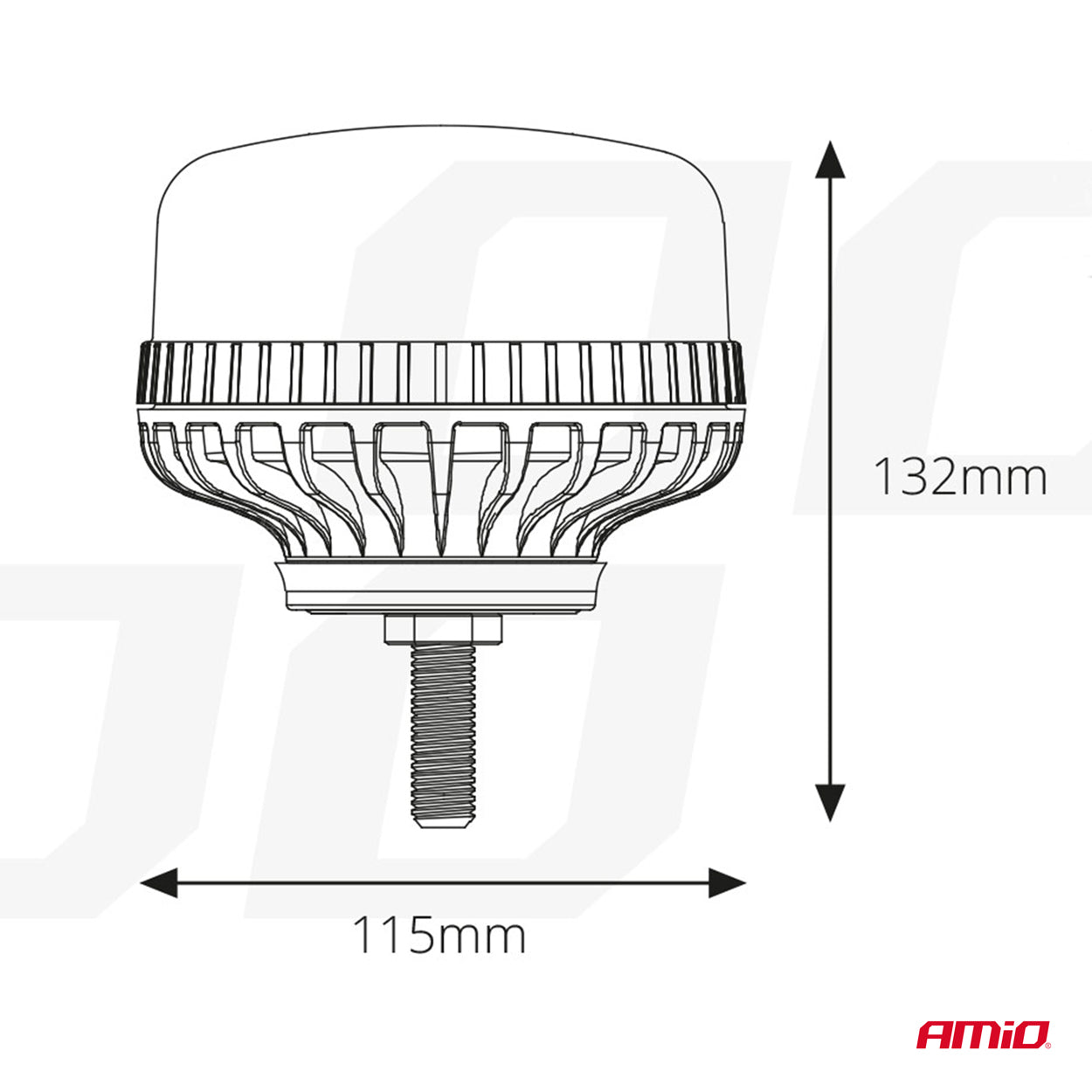 Výstražné světlo s 36 výkonnými LED