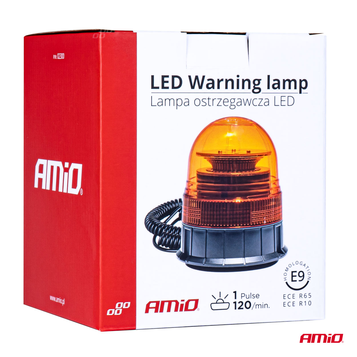 Luz de advertencia LED W02M con luz de advertencia naranja