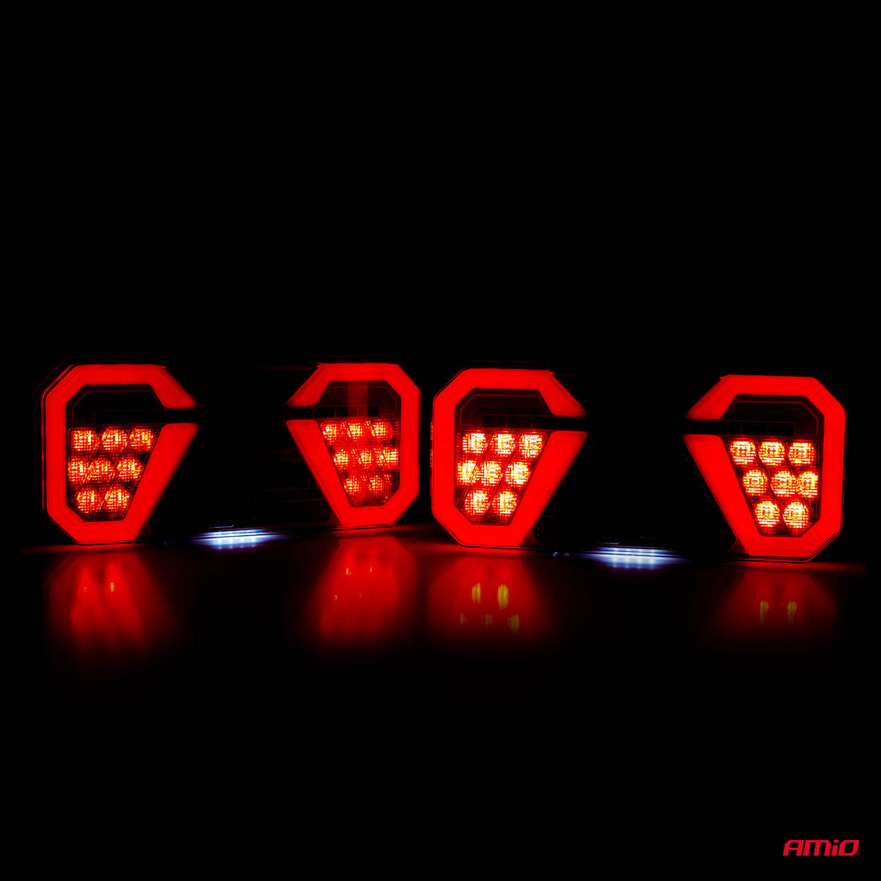 Vasen dynaaminen LED-takavalo