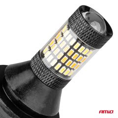 Bombillas LED para luz diurna e intermitente con luz blanca y naranja