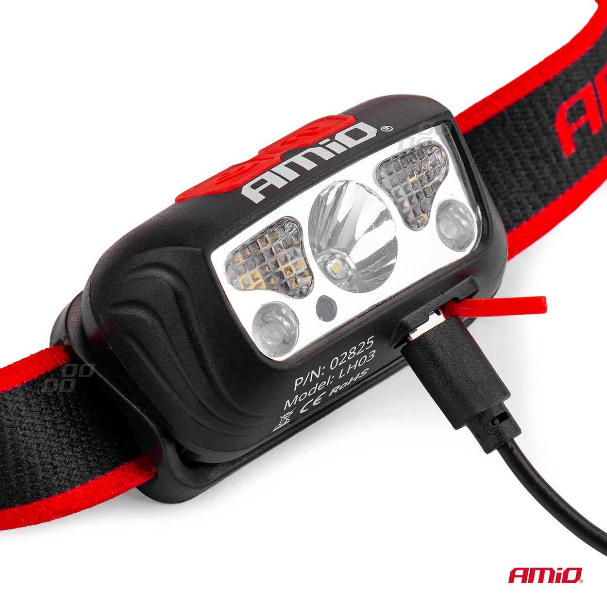Linterna frontal LED para camping y reparaciones
