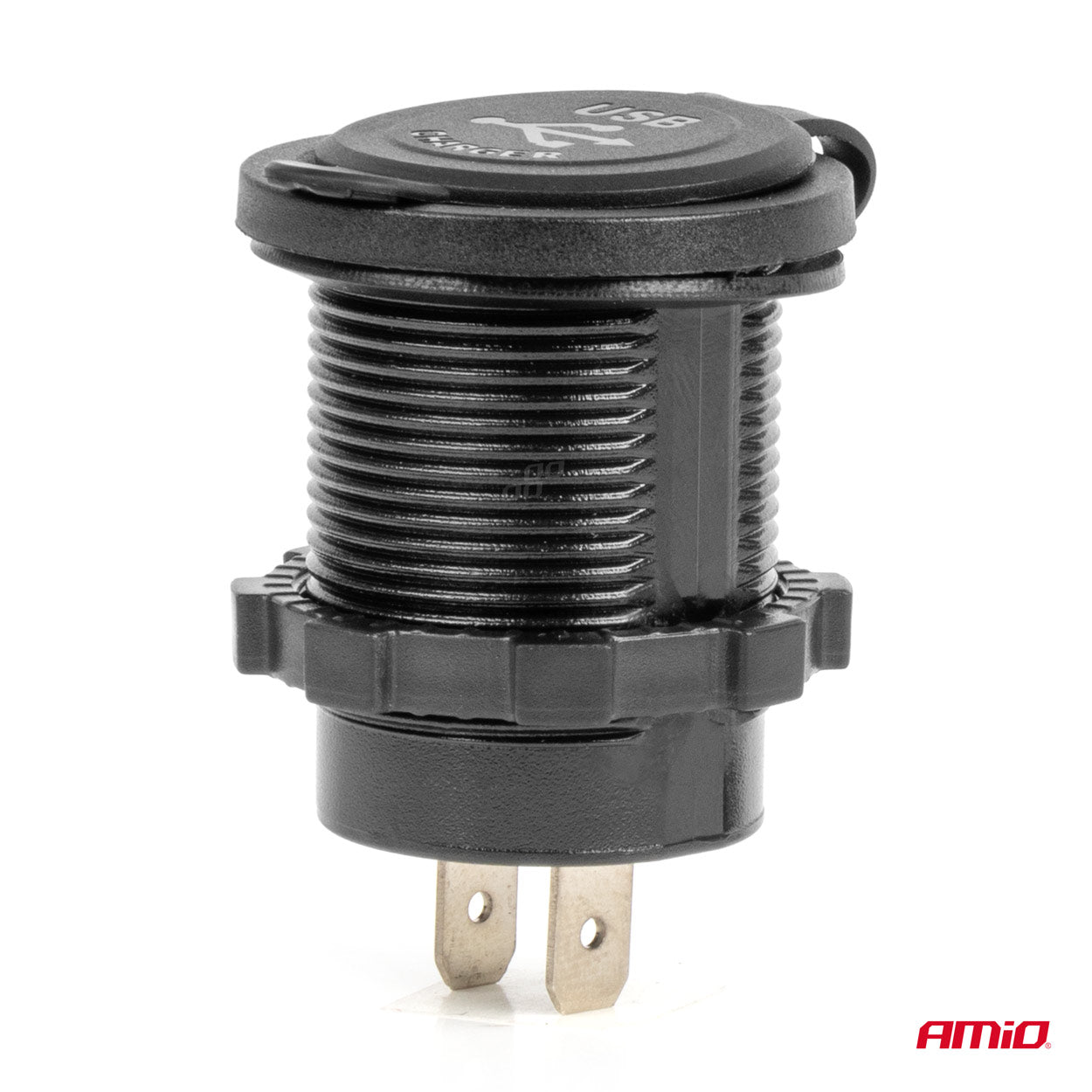 Waterproof USB car charger in aluminium alloy
