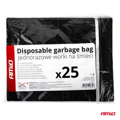 Bolsas de basura desechables para coche en plástico PE.