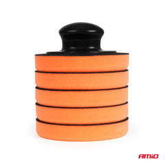 Car detailing applicator pads with holder