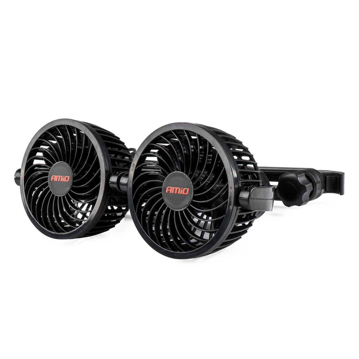 12 V-os autóventilátor fejtámlára, dupla ventilátorlapáttal