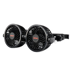 12 V-os autóventilátor fejtámlára, dupla ventilátorlapáttal