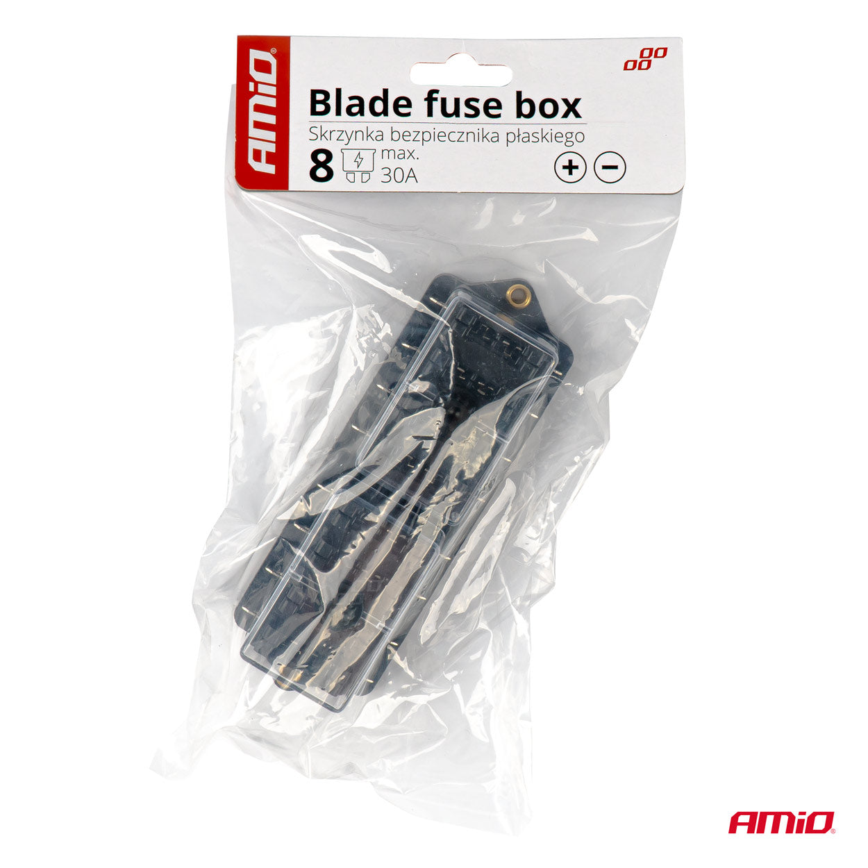Caja de fusibles con base de 133 x 52 mm
