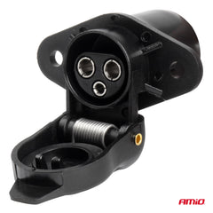3-pin trailer socket for agricultural machinery