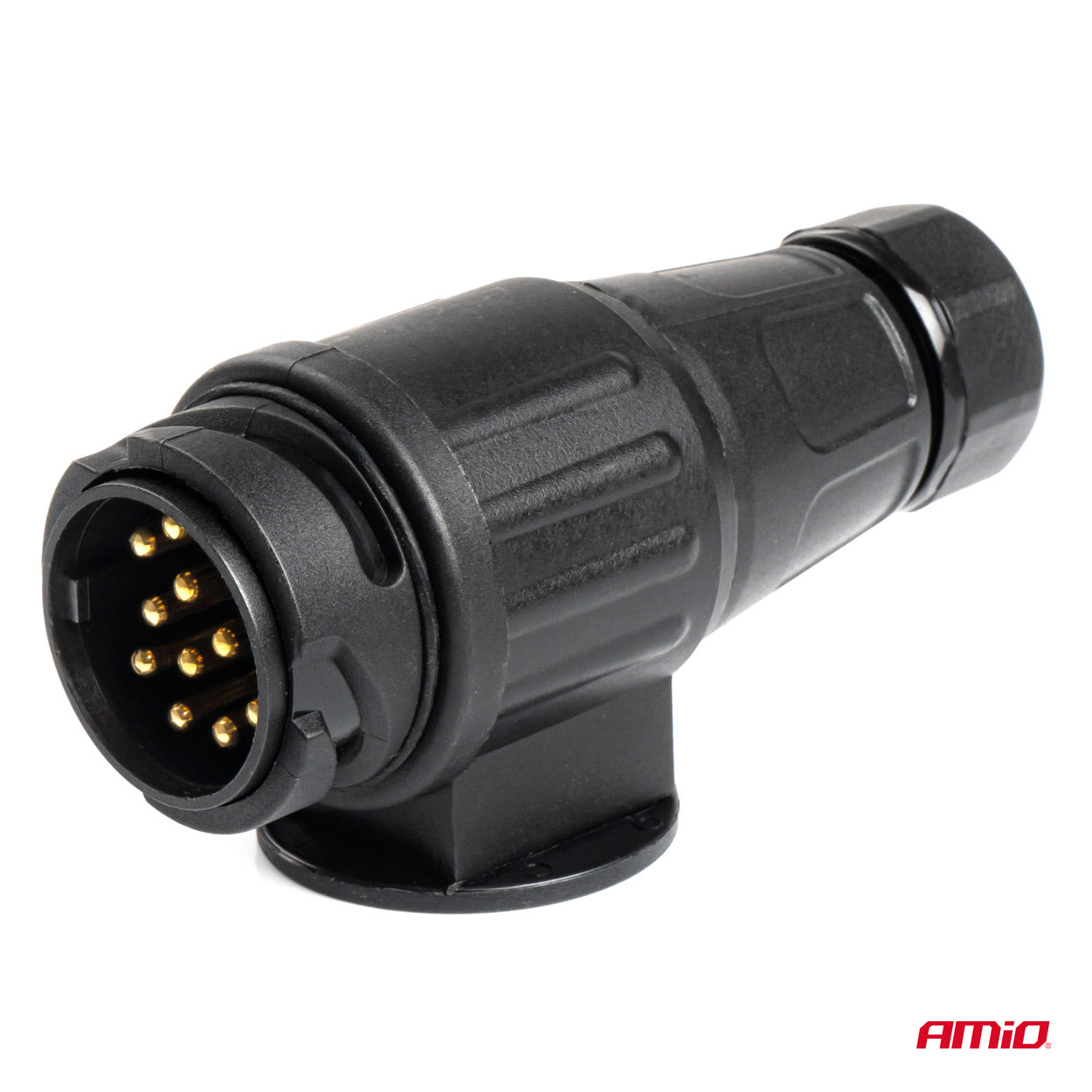 Black 13-pin plug for trailer