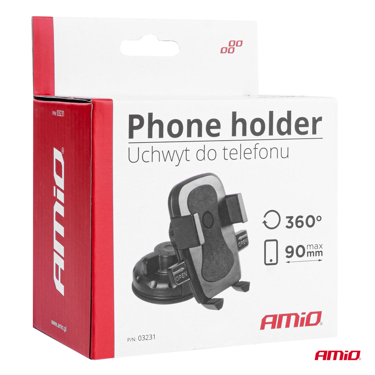 Βάση κινητού αυτοκινήτου με πλαϊνά από σιλικόνη