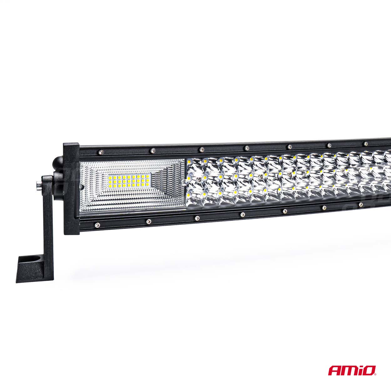 52 cm-es ívelt LED munkalámpa oldalnézetből
