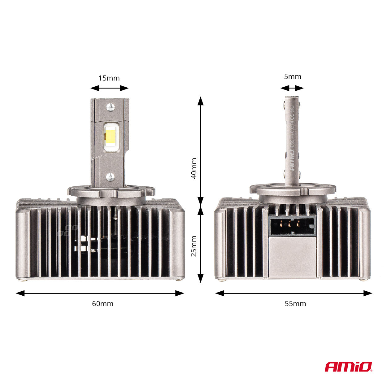 LED žiarovky D5S s aktívnym chladením