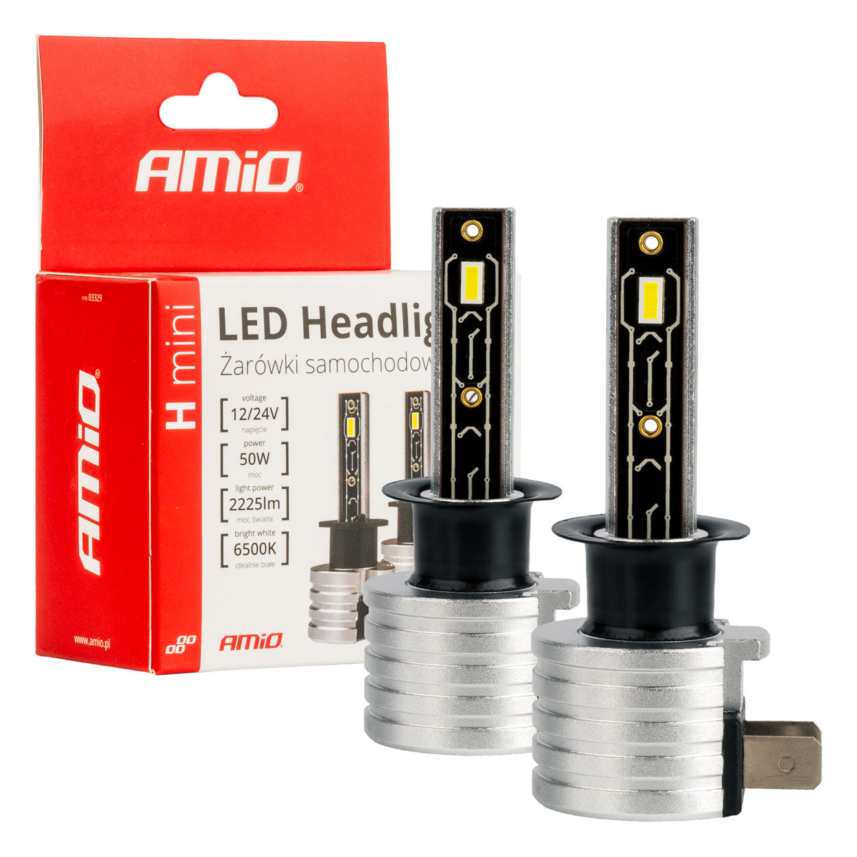 Λαμπτήρες προβολέων H1 LED με λευκό φως
