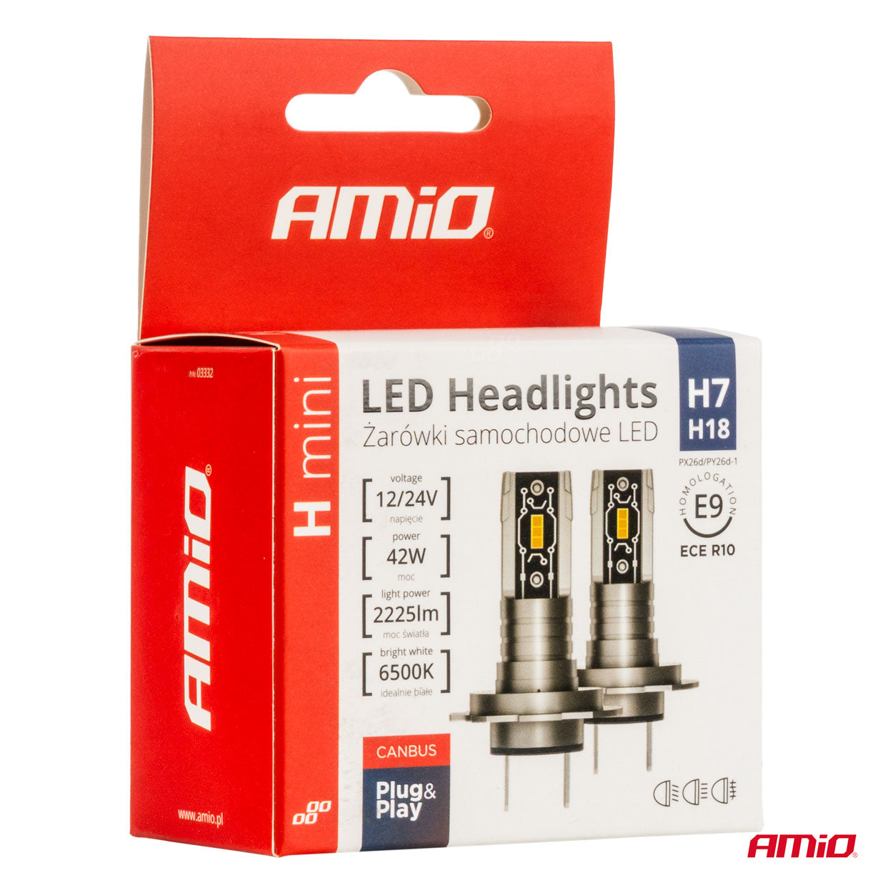 Λάμπες LED H7/H18 με τεχνολογία CSP