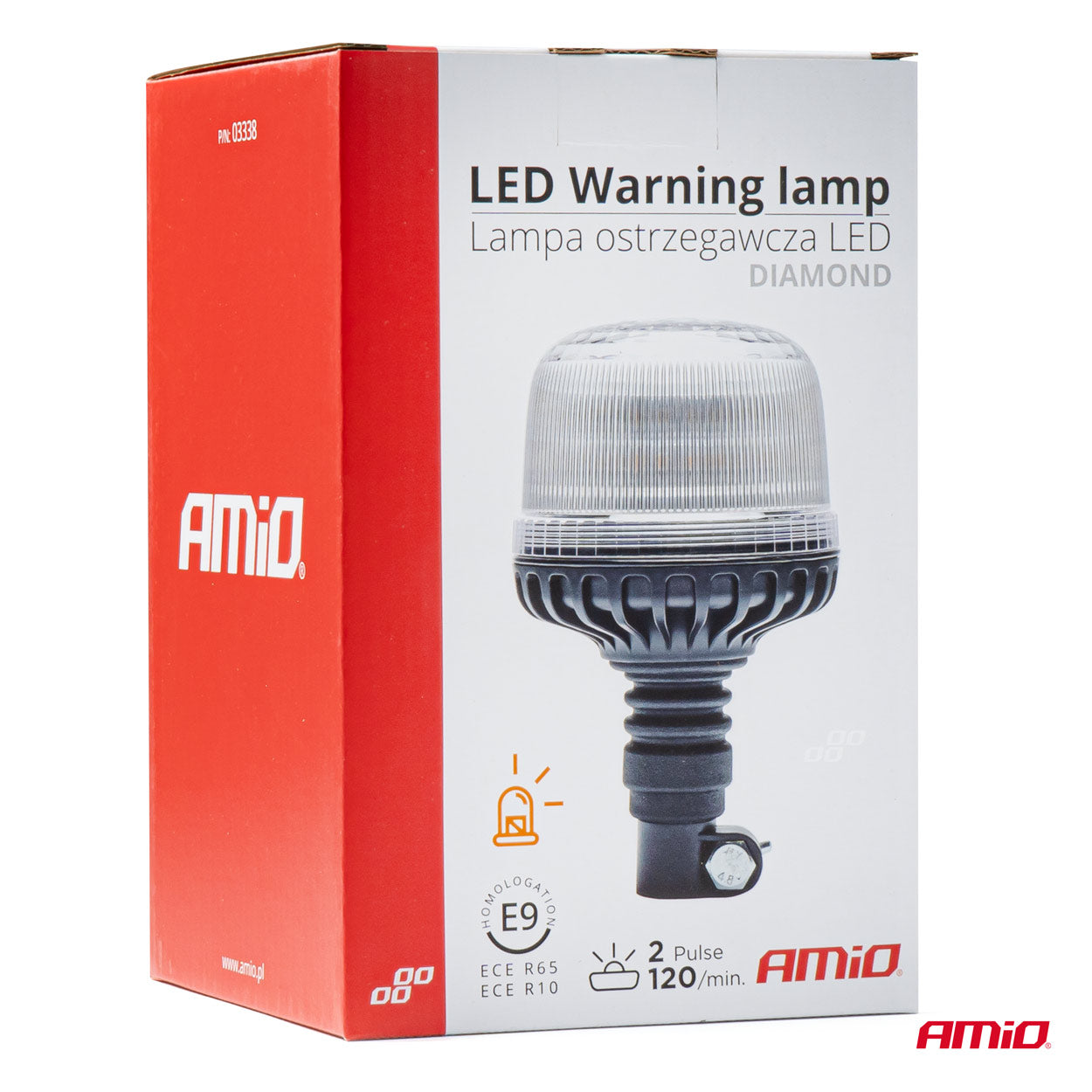 LED предупредителна лампа с оранжева LED светлина