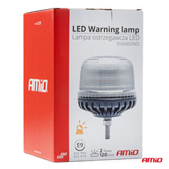 LED предупредителна лампа W25SB с оранжева LED светлина