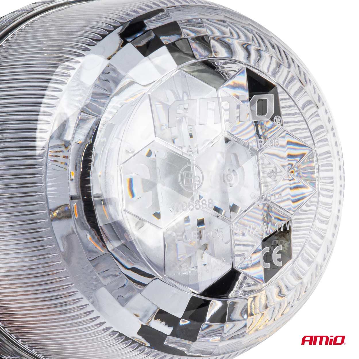 W25b LED warning light, side view