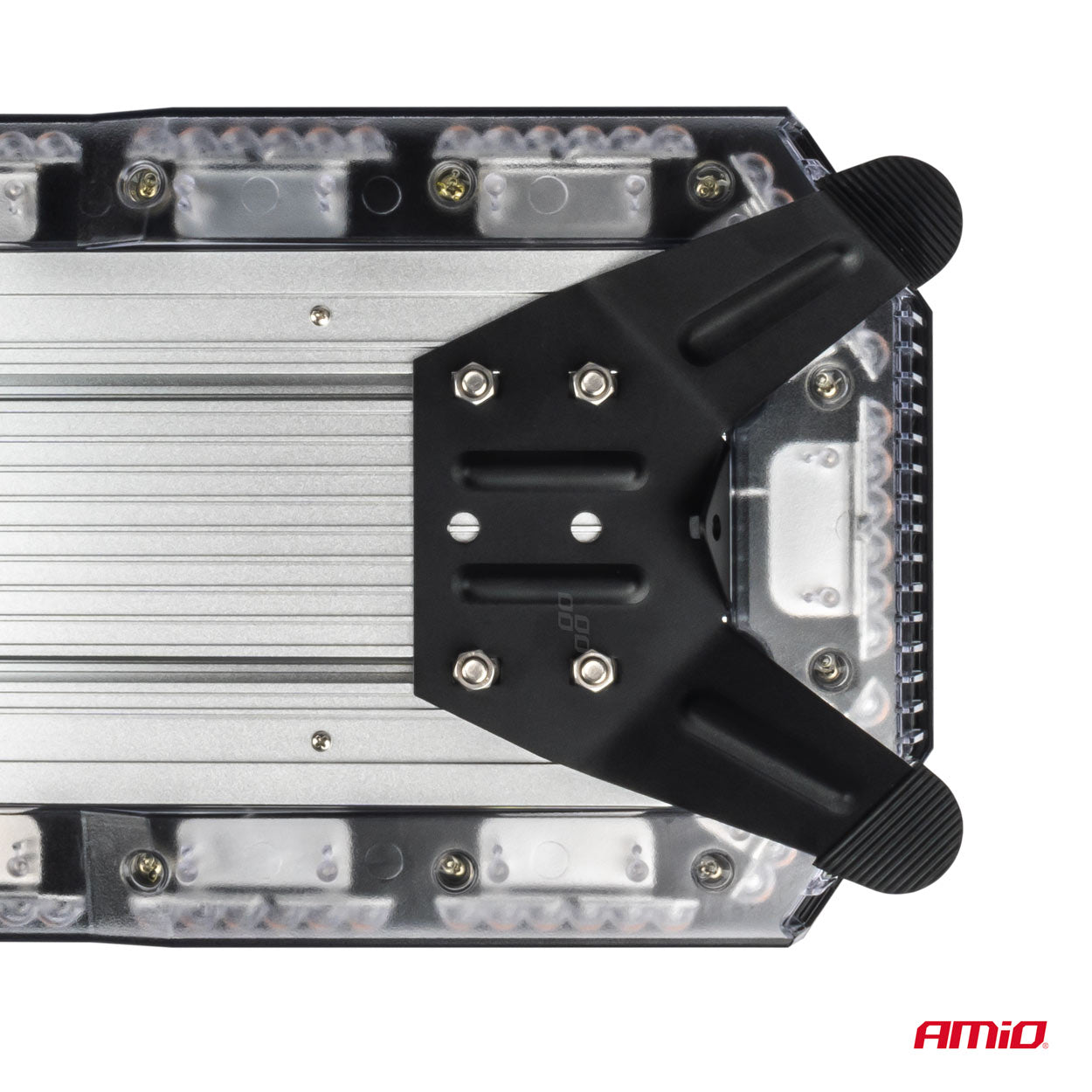 LED warning light bar with mounting brackets
