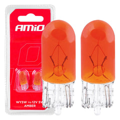 Bombillas halógenas naranjas WY5W con casquillo W2.1x9.5d