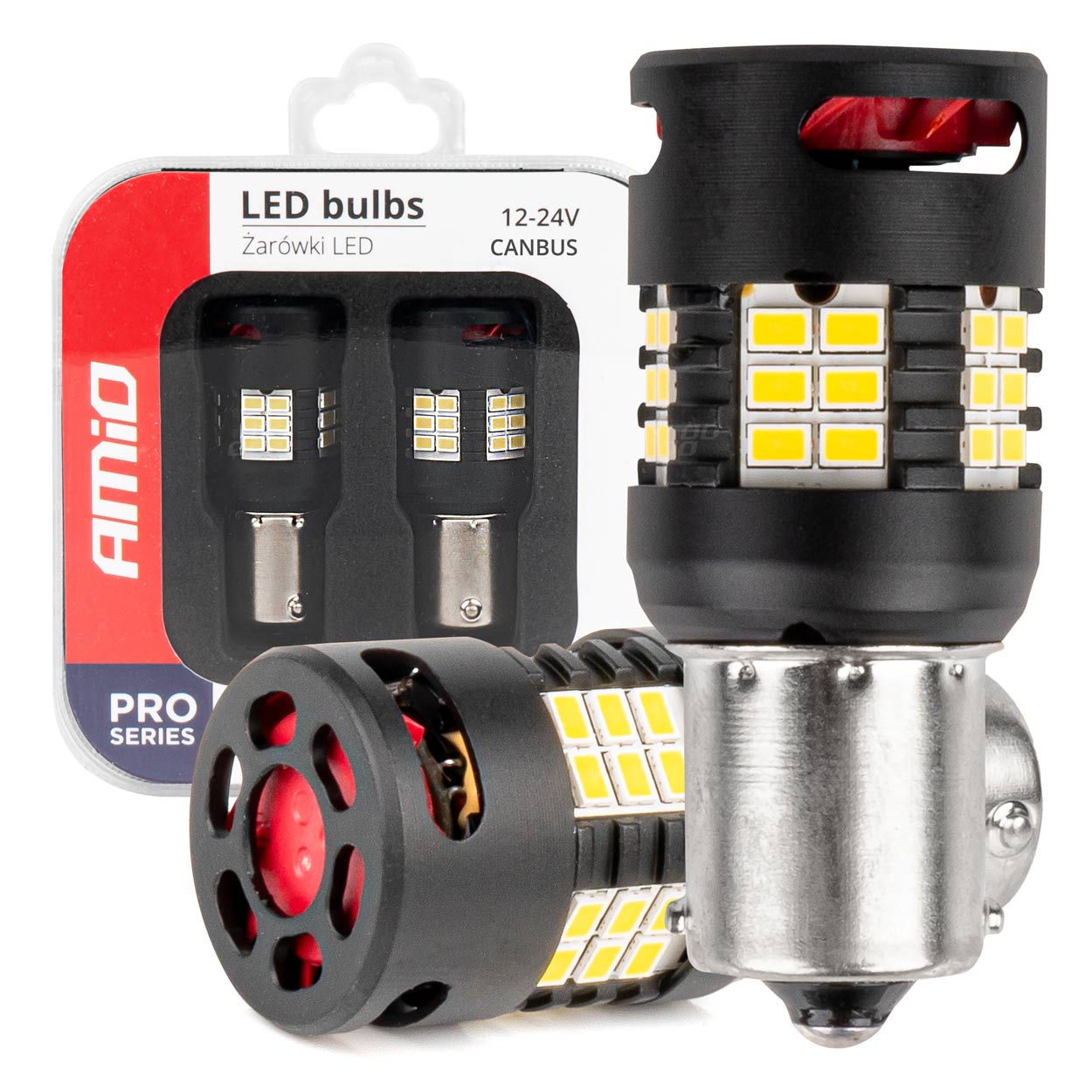 LED-pære med BA15S-sokkel og CANBUS