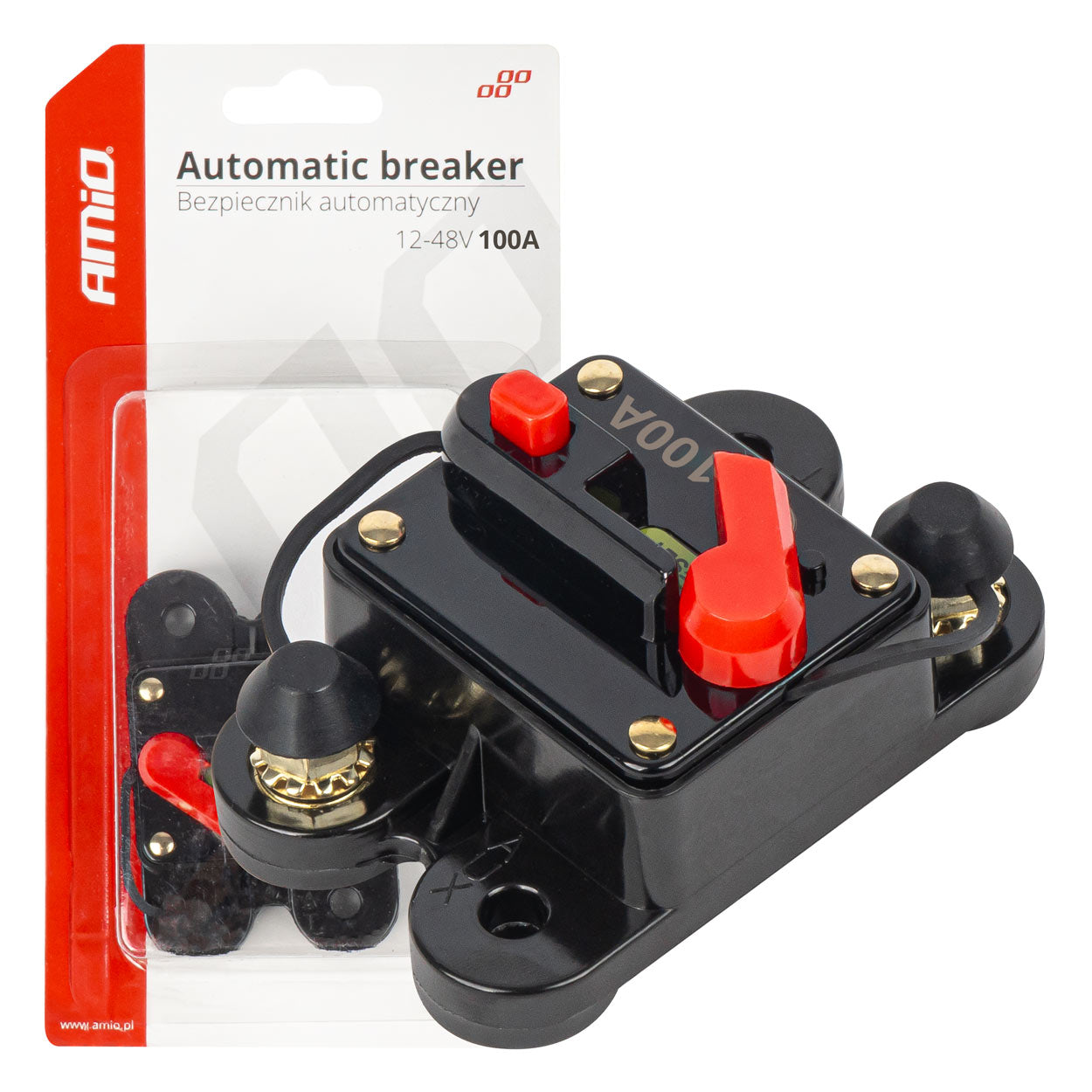 Automatisk bilsikring 100 A til 12-48 V systemer