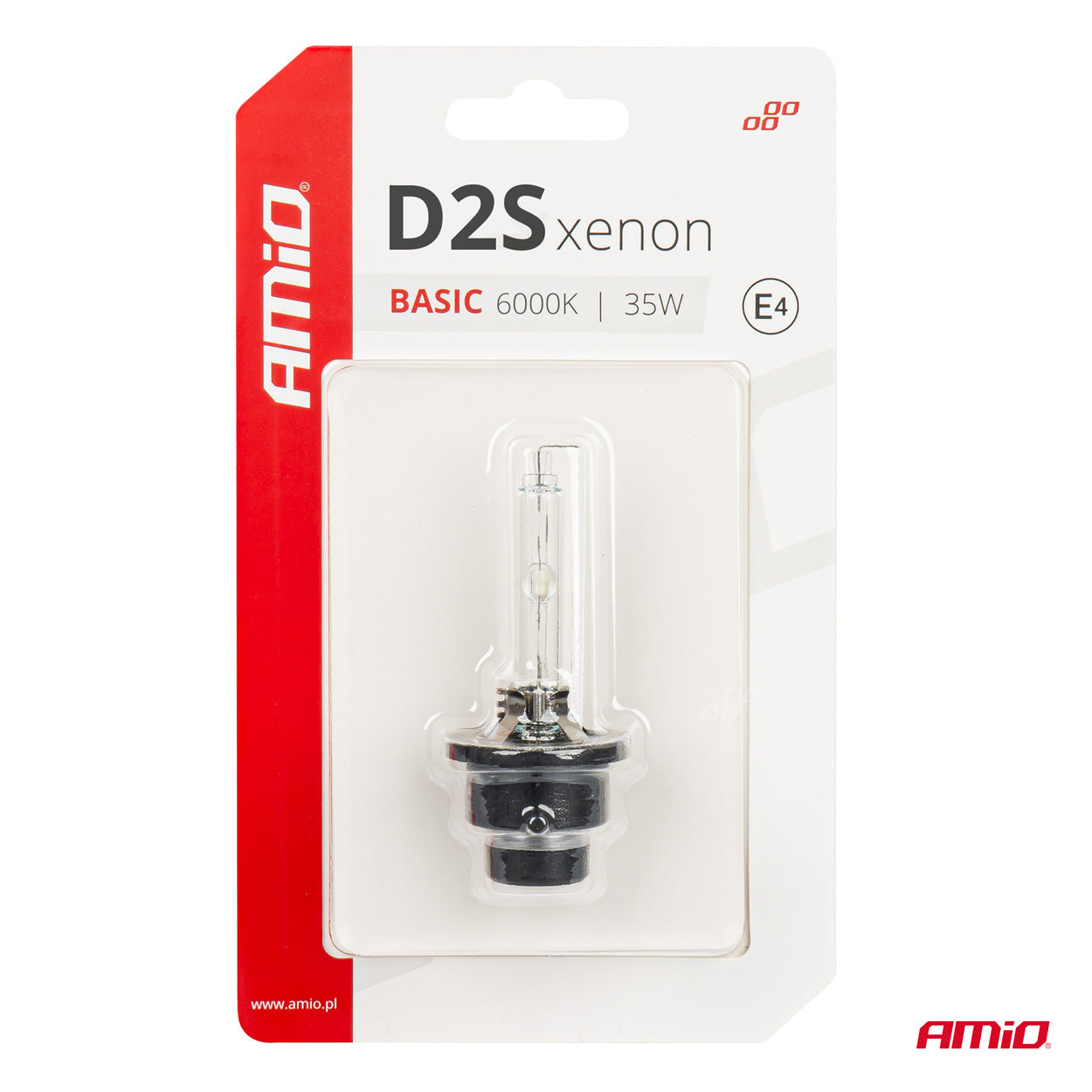 Xenonpære D2S 35W 6000K i emballage