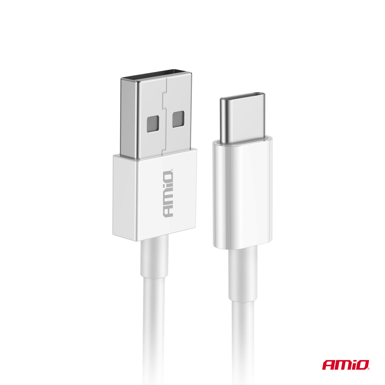 USB-A til USB-C kabel med opladning og dataoverførsel