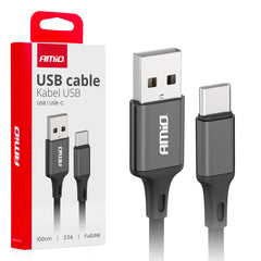 USB-A til USB-C-kabel på 100 cm