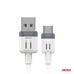 USB-A til USB-C-kabel med 3 A opladning