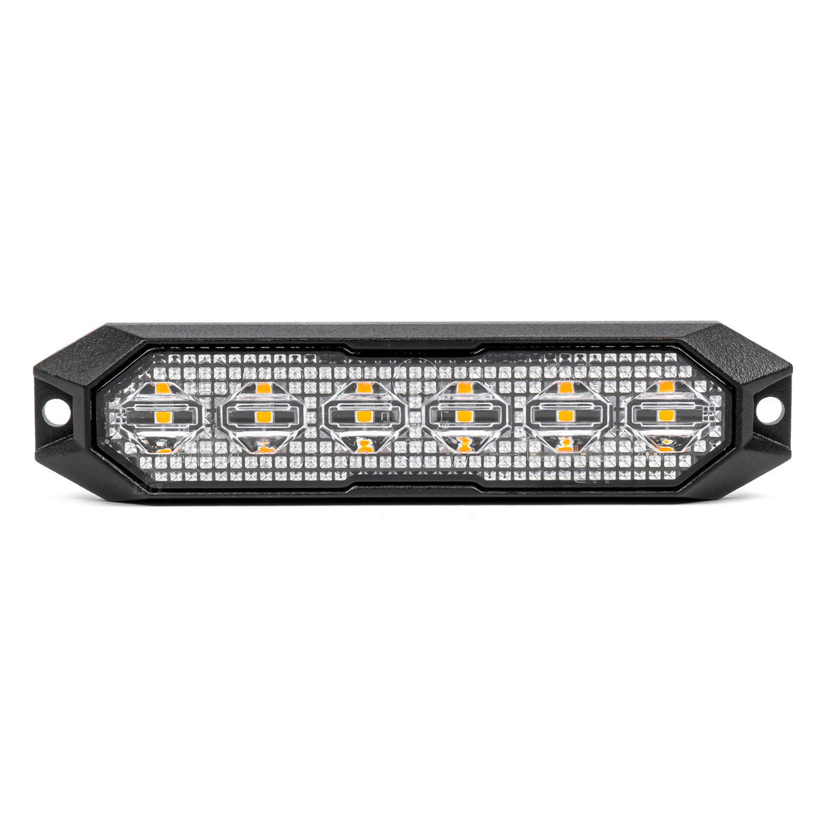 Slimt LED-advarselsblink til grill med orange lys