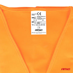 Orange sikkerhedsvest i størrelse XXL