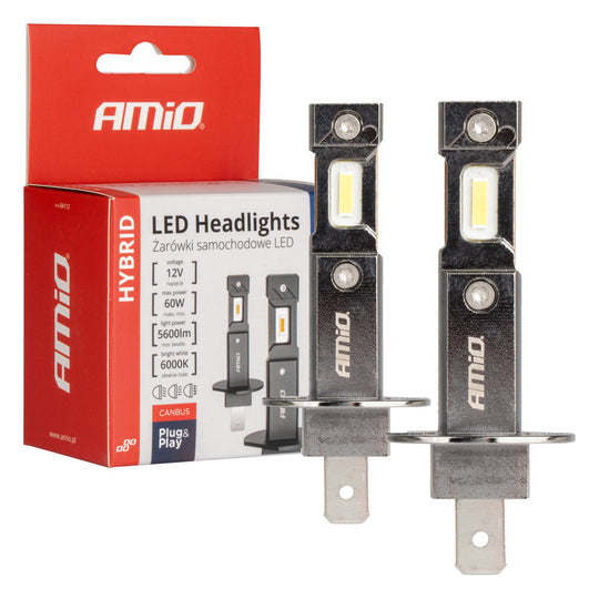 LED-pærer H1 Hybrid med 6000K og CANBUS