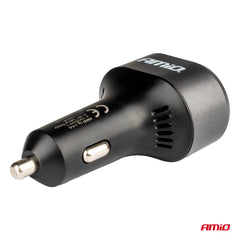 Autolaturi Quick Charge 3.0:lla, PD 30W:lla ja integroidulla volttimittarilla