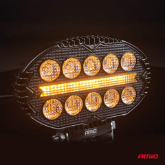 AWL77 LED-arbejdslampe med gult advarselslys