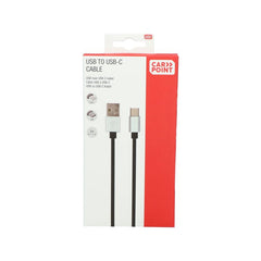 Carpoint USB-A to USB-C cable, 2 metres 
