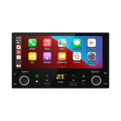 2DIN Touch skärmradio 6,86" – trådlös Apple CarPlay & Android Auto (Universal) 