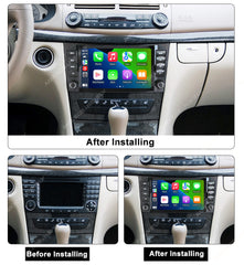 Mercedes-Benz W211 E/G/CLS/CLK- 7 "Radio met Apple CarPlay en Android Auto
