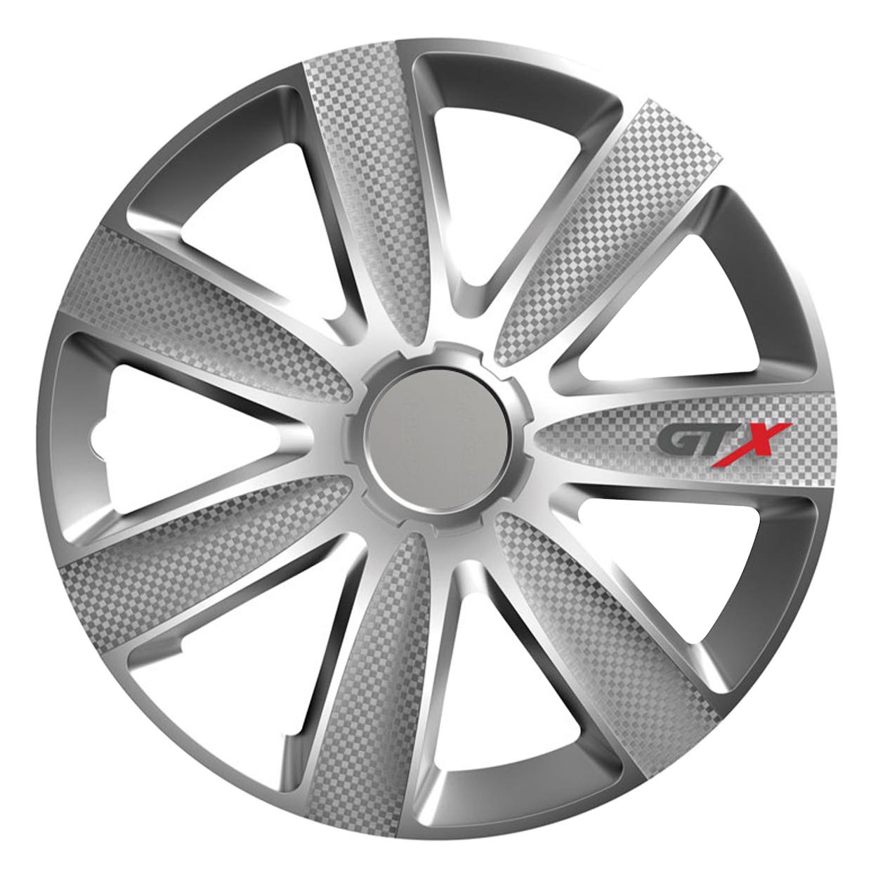 GTX wheel cover in carbon silver for 17-inch steel rims