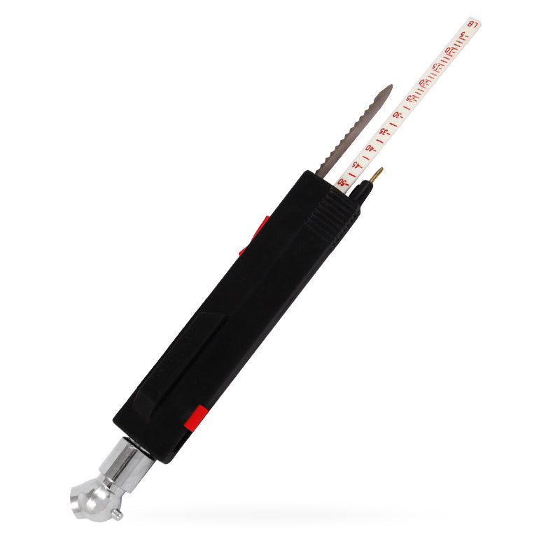 Outil multifonction 5-en-1 avec jauge de profondeur pour pneus