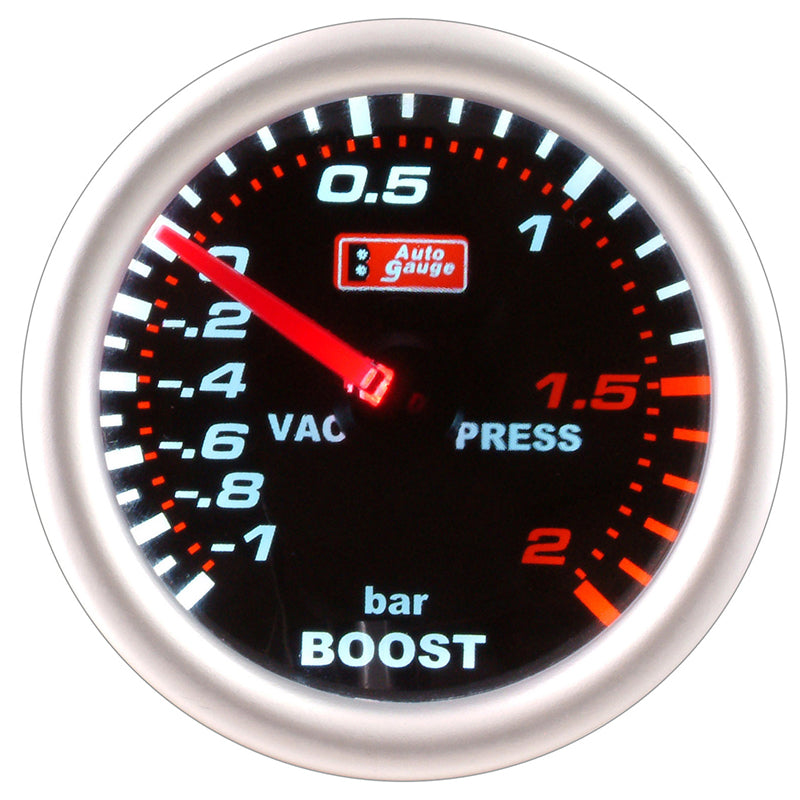 Černý barometr 2" Auto Gauge
