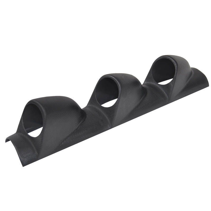 Βάση οργάνων για κολόνα τιμονιού, τριπλή, μαύρη, διάμετρος οπής 5 cm