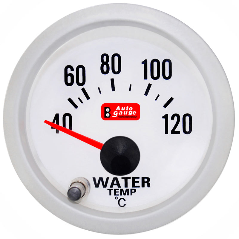 Wassertemperaturanzeige Auto Gauge 2 Zoll mit 7 Farben